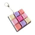 thumbnail image 2 of Keyboard Clicker Fidget Keychain Compact PVC Sensory Toy for Adults Teens School Office, 2 of 9