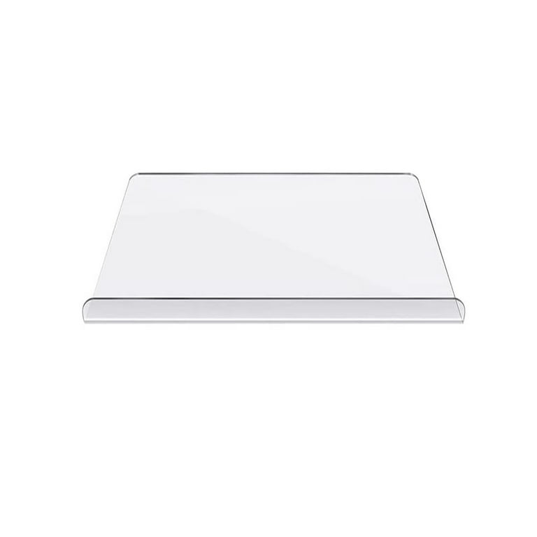Gracenal Acrylic Cutting Board with Counter Lip, Clear Cutting Boards for  Kitchen Counter Non Slip, 18x14 Inch Large Cutting Board for Countertop
