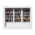 thumbnail image 1 of Estantería para la ansiedad: minilibros para liberar la ansiedad, ideal para el hogar, la sala de estar (blanco, B), 1 of 5
