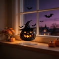 thumbnail image 4 of Fmbmuo Cute Halloween Pumpkin Figurine Acrylic Ornament Halloween Themed Desktop Decoration for Spooky Ambiance,Black, 4 of 5