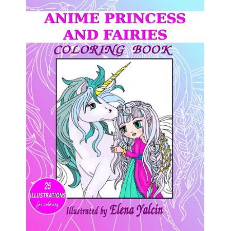 Anime Princess and Fairies : Children Coloring