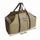 thumbnail image 3 of Log Storage Holder Carrier Canvas Firewood Bag Durable Tote Bag - B, 3 of 5
