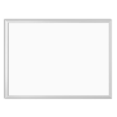 U Brands Melamine Non-Magnetic Dry-Erase Board  24 X 18 Inches  Silver Aluminum Frame (030U00-01)