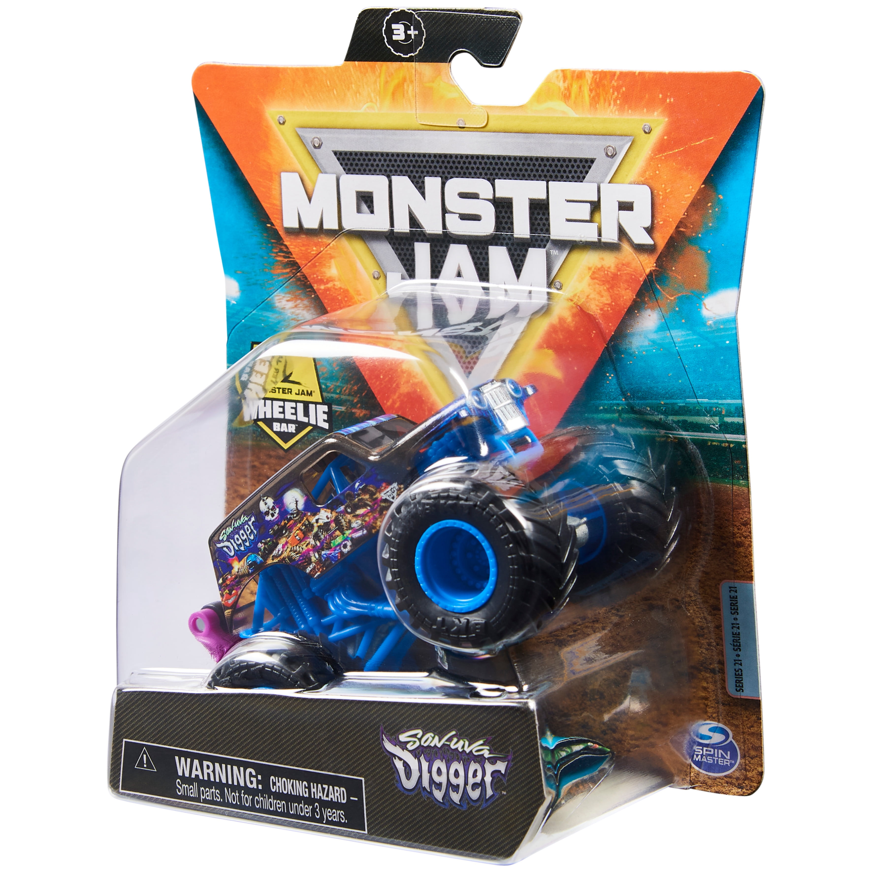 Monster Jam Pulos Incríveis 1:43 Bizak 6192 5880 - Juguetilandia