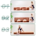 thumbnail image 6 of CHARRYARN by TexStead Folding Mattress & Cushion - Double Seat - Portable Folding Bed - Easy Storage Cushion - Ideal for Study, Living Room, Kids' Room, or Office Naps - 35 x 75 x 6 inches - Orange, 6 of 7