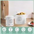 3 Pack Vegetable Storage Tins, Metal Onion Garlic Potato Jars Set