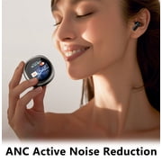 Headphones Active Noise Cancelling Earbuds With Screen Water Proof Blue Tooth Ear Buds Sport True Wireless Bluetooth Earbuds For Phones With Charging Case Earphones Noise Cancelling Earbuds