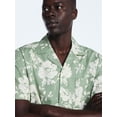 thumbnail image 3 of Free Assembly Men's Floral Cotton Camp Shirt with Short Sleeves, Sizes S-3XL, 3 of 6
