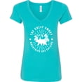 thumbnail image 3 of Inktastic The Great Smoky Mountains Are Calling Women's V-Neck T-Shirt, 3 of 5