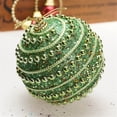 thumbnail image 3 of Gibobby Navidad 8CM adornos decoración Navidad brillo Rhinestone ornamento árbol decoración del(Green), 3 of 3