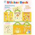 thumbnail image 2 of Reusable Sticker Books for Kids 2-4, Fun Sticker Books for Toddlers 1-3, Toddler Stickers Age 2-4, 30 Pcs Cute Waterproof Stickers for Teens Girls Boy, 2 of 4