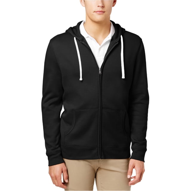 Club Room Sweat à Capuche en Molleton pour Hommes, Noir, TTTG