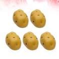 thumbnail image 2 of 5pcs Lifelike Fake Potatoes Model Home Restaurant Decoration Photography Props Window Display Ornament, 2 of 9