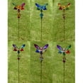 thumbnail image 2 of Zaer ZR203316 Five Tone Acrylic Butterfly Pot Stake, 6 Assorted Colors, 2 of 8