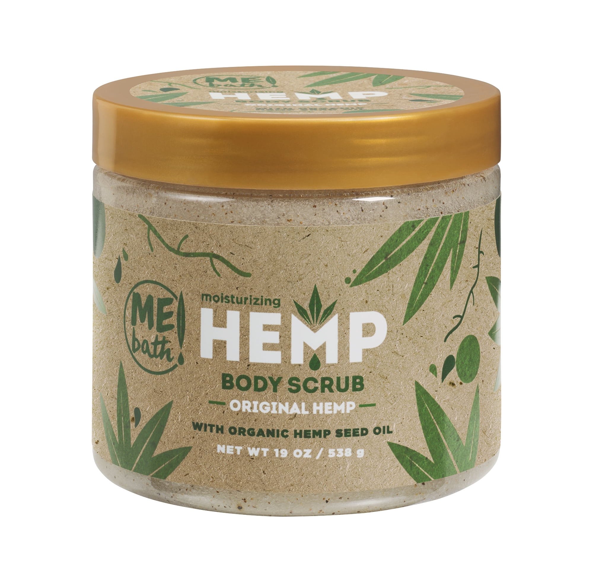 ME! Bath Moisturizing Hemp Body Scrub, Original Hemp Scent, 19 fl oz