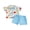 Sky Blue, variant on BemeyourBBs Toddler Baby Boys Back to School Outfit Baby Boy Gentlemen First Day of School Outfits Apple Print Short Sleeve Button Down Shirt with Bowtie Shorts Set Baby Kindergarten Summer Outfit
