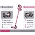 thumbnail image 5 of KISSAIR 300W Cordless Vacuum Cleaner, Brushless motor Lightweight Self-standing Led Display Screen Vacuum Cleaners for Home, 45 Min Runtime Carpet Pet Hair, Blue, 5 of 13