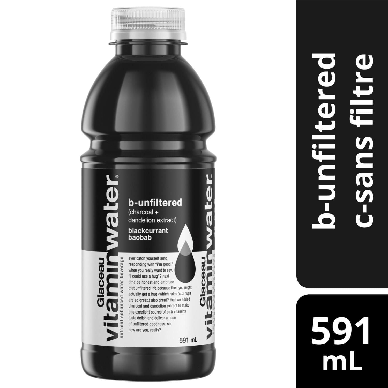 Glaceau Vitaminwater b-sans filtre Bouteille, 591 mL 591 ml