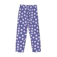 thumbnail image 5 of Goofa Daisies Flowers Printed Soft Pajama Pants for Men, Wide Leg Comfy Casual Lounge Yoga Pants-Large, 5 of 9