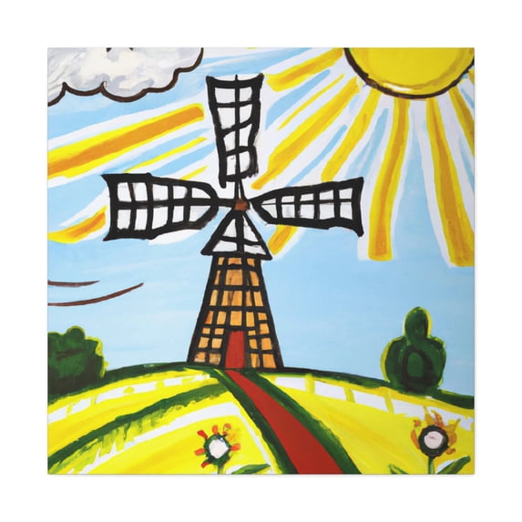 A Windmill Tapestry - Canvas
