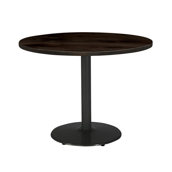 KFI Studios Urban Loft 3' Round Dining Table, Espresso, Black Base