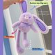 thumbnail image 2 of Rabbit Keychain Tire Del Regalo Los Rellenos Canasta Conejo para (luz) Morado, 2 of 9