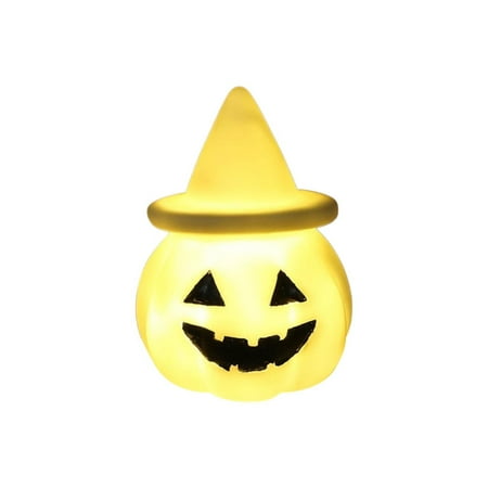 

Pumpkin Night Light Cute 3D LED Small Electric Skeleton Night Light Gothic Night Lamp Battery Powered Bedside Table Lamp Funny Desk Halloween Toy For Women And Kids