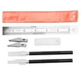 thumbnail image 3 of Exacto Knife Set Decoupage Art Stereotype Ruler 20 Blades DIY Hand Account Art Craft Carving Tool Blade Set, 3 of 8