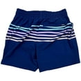 thumbnail image 2 of Chubbies Men's Classic Swim Trunks 5.5" The Moon Shadows Mesh Lined Boardshorts (Small, Navy Neon Stripe), 2 of 6