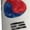 1 Black, variant on Men's South Korean Flag Novelty Athletic Socks Women's Digital Printing Funky Patterned Crew Socks