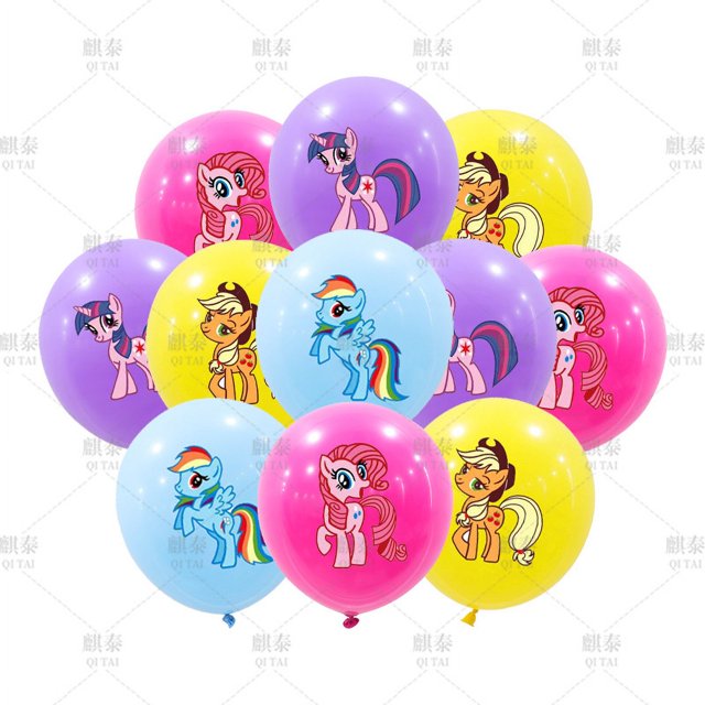 Barbi Stitch Little Pony Toy Story, astronauta, Pirata, monstruo, camión, coches, tema, globos de látex, decoraciones para fiestas de cumpleaños, 20 unidades por lote(Dusty vino Otros