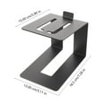 thumbnail image 4 of Shisuyan Desktop Speaker Stand Metal Speaker Bracket Computer Speaker Storage Holder, 4 of 9