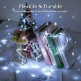 thumbnail image 3 of Luces solares navideñas JMEXSUSS 100 LED blancas 33 m Paquete de 2, 3 of 9