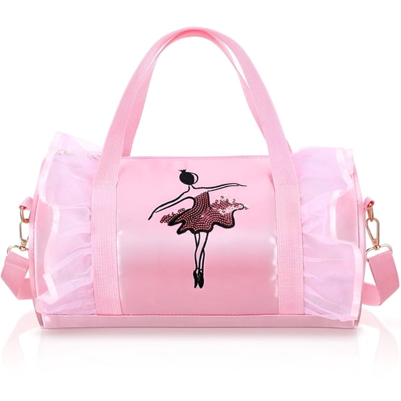 GASTROPOD Ballet Bag Shoulder Travel Bags for Kids Dance Girls Gymnastics Tote