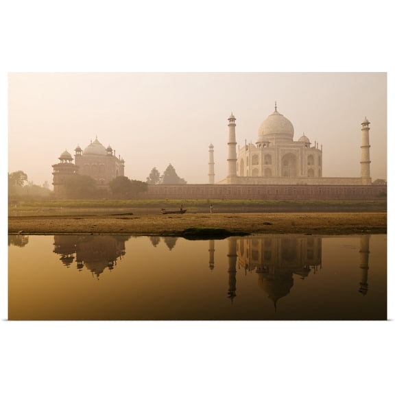 Great BIG Canvas | Rolled Keith Levit Poster Print entitled Taj Mahal In Early Morning, Agra, India