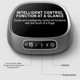 thumbnail image 4 of ZhyrZng Coffee Mug Warmer Electric Smart Beverage Cup Warmer | Portable Mug Warmer Cordless & USB Heating Pad with 3 Temperature Settings 8H Timer and Auto Shut Off for Desk Office Home Use, 4 of 7