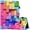 Cube, variant on Fire 7 Tablet Case 9th/7th/5th Generation, Dteck Premium Leather Folio Stand Wallet Kids Case with Auto Sleep/Wake for All New Kindle Amazon Fire 7 Released 2019/2017/2015, Colorful Cat
