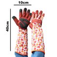 thumbnail image 2 of Guantes largos de jardinería para mujer, guantes para cortar rosas con protección para el antebrazo, resistentes a las espinas, 2 of 5