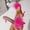 Hot Pink, variant on Womens Summer Slip on High Heel Slide Slippers Solid Fluffy Feather Ornament Thin Stiletto Elegant Evening Dress Footwear Sky Blue 9.5(43)