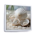 thumbnail image 2 of Designart "Pure Shell Simplicity II" Seashell Floater Framed Canvas Prints, 2 of 5