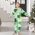 thumbnail image 6 of Vzayyk 4T-14Y Size Aviliable Cozy One-Piece Footless Sleeper Pajama Watercolor Green, 6 of 8
