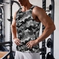 thumbnail image 6 of Haiem Horse Silhouette Men Workout Tank Top Gym Bodybuilding Sleeveless Muscle T Shirts Athletic Tank Breathable Workout Shirt-Large, 6 of 8