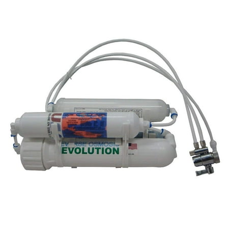Reverse Osmosis Fluoride - 4-stage Portable Countertop Reverse Osmosis Revolution RO Water Purification System, 75 GPD, remove fluoride, build in USA