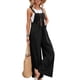 thumbnail image 1 of Pantalones casuales con tirantes para mujer, de color liso, de estilo europeo y americano, 1 of 5