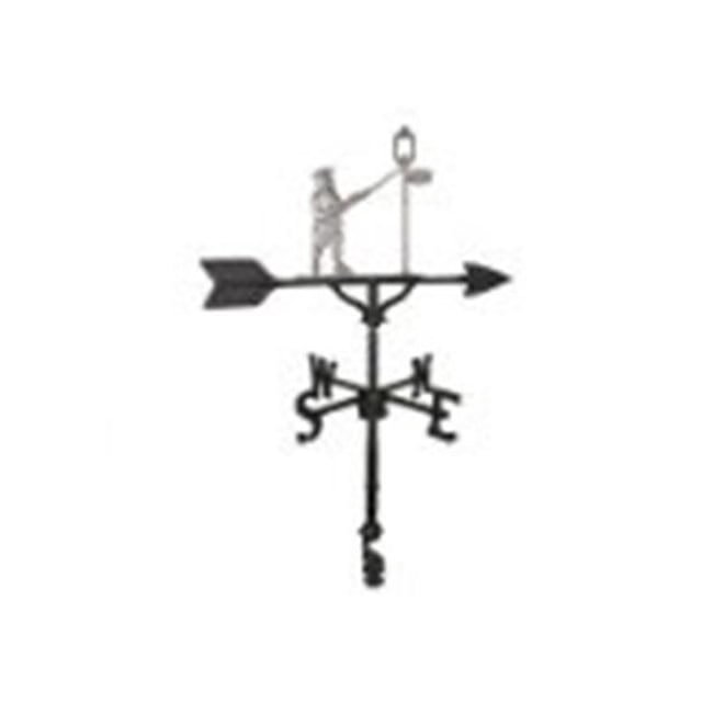 Montague Metal Products WV-290-SI 200 Series 32 In. Swedish Iron Lamplighter Weathervane