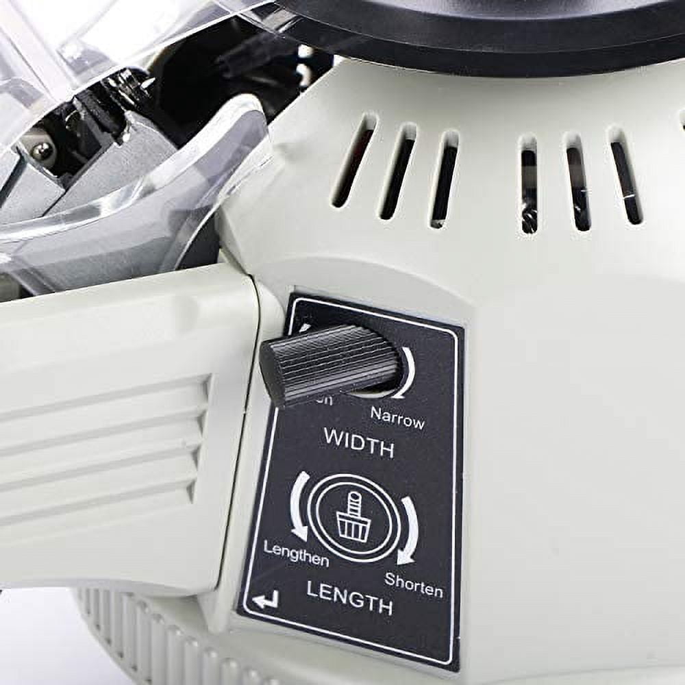 U.S. Solid Automatic Tape Dispenser Dispensing Cutting Machine ZCUT-2 For Adhesive Tapes, 0.12"-0.87" Tape Width, 0.43"-2.32" Tape Length