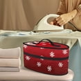 thumbnail image 2 of HELLHERO Garment Steamer Case Protective Portable Garment Steamer Case Snowflake Pattern Design St.Patrick's Day, Bag Only, 2 of 6