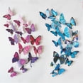 thumbnail image 4 of Decoración del hogar BuyWeek 12 pegatinas decorativas de mariposas estereoscópicas 3D pegatinas de mariposas para pared Diseño elevado, 4 of 9