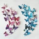 thumbnail image 3 of 12 pegatinas de pared de mariposas estereoscópicas 3D para decoración del hogar y la sala de estar, 3 of 9