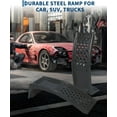 thumbnail image 5 of Car Ramp Pack of 2, 4000 Lbs Load Capacity,Set for Oil Change and Car Repair, Solid Steel Auto Ramp, Heavy Duty Truck Ramp Ideal for Easy Home Garage Maintenance, 5 of 9
